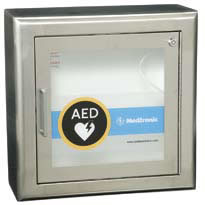 AED Wall Cabinet with Alarm and Strobe